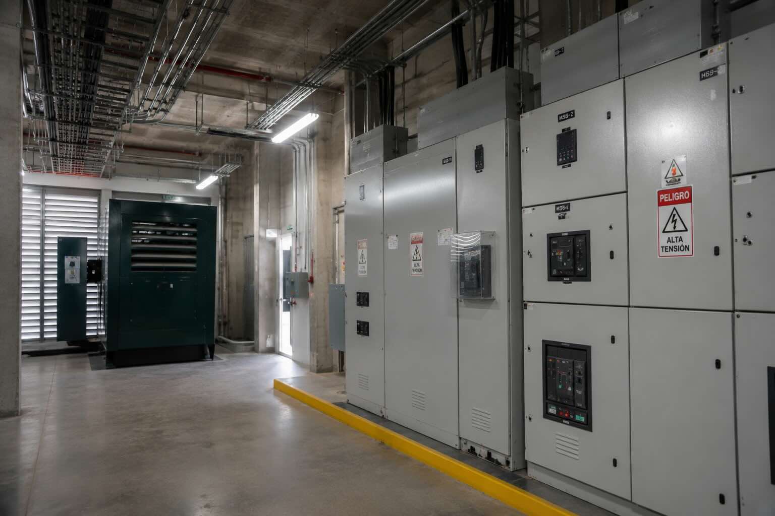 Hospital con infraestructura eléctrica crítica