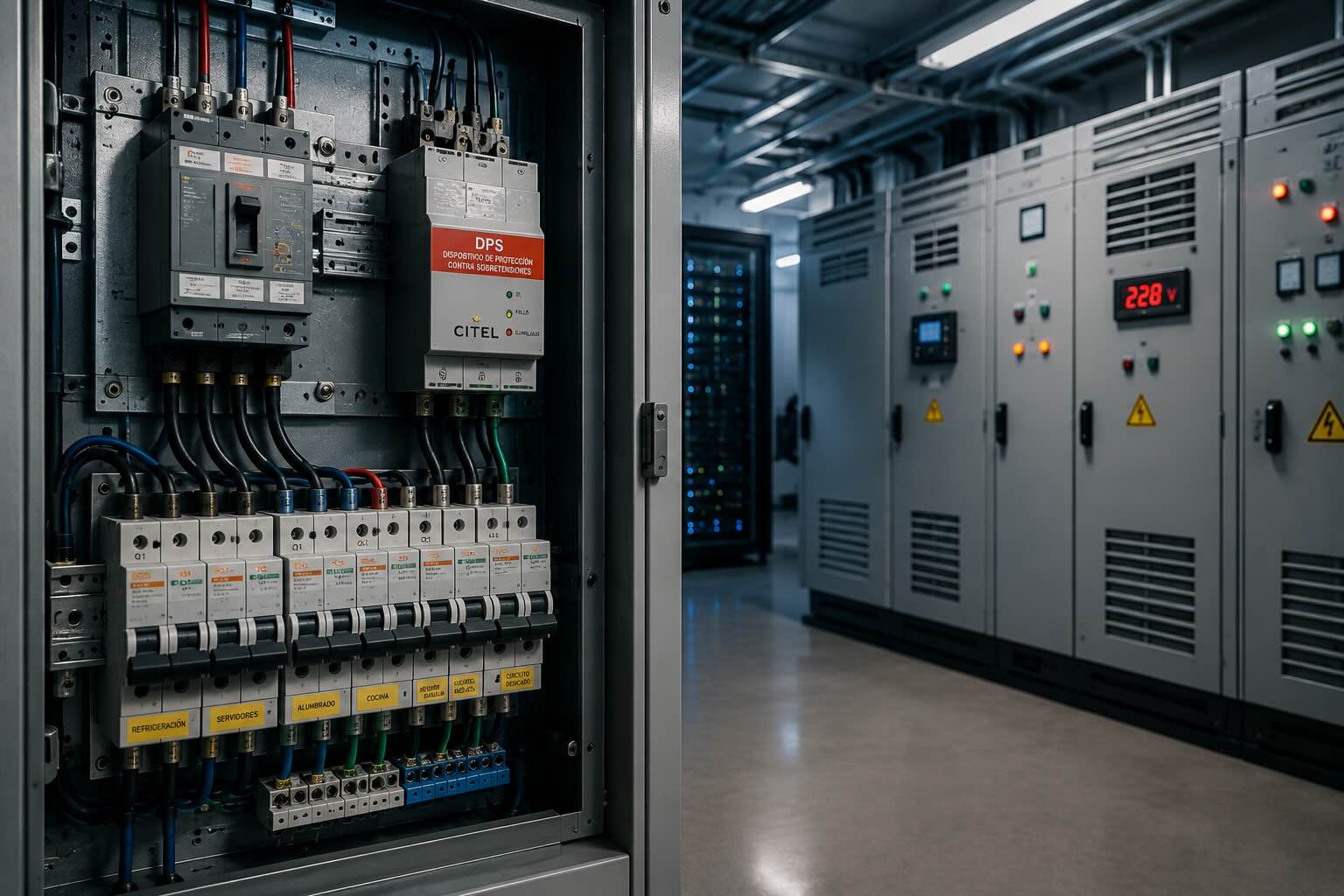 Sobretensiones y protección eléctrica